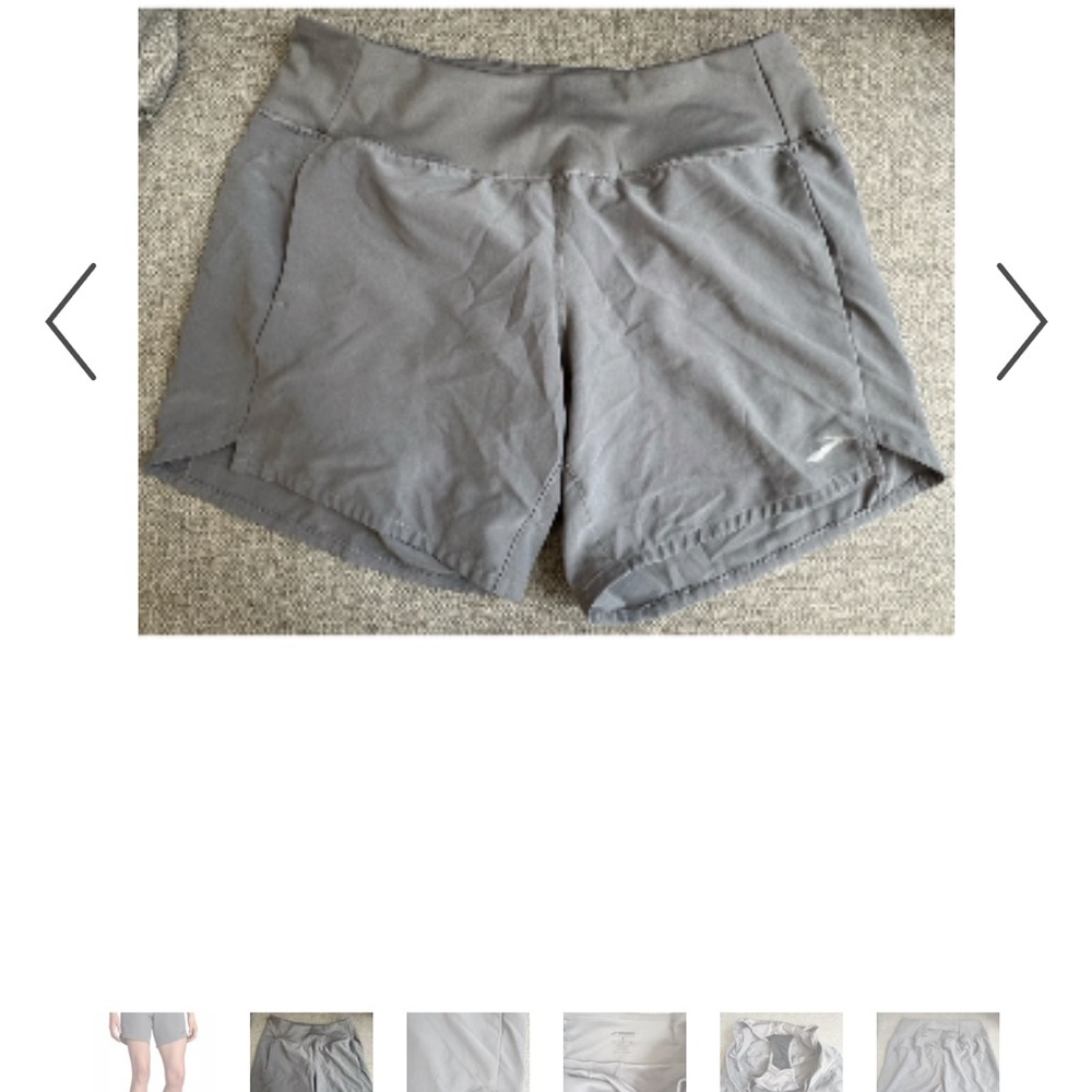 Brooks Chaser Women's Athletic Gray Shorts 7”